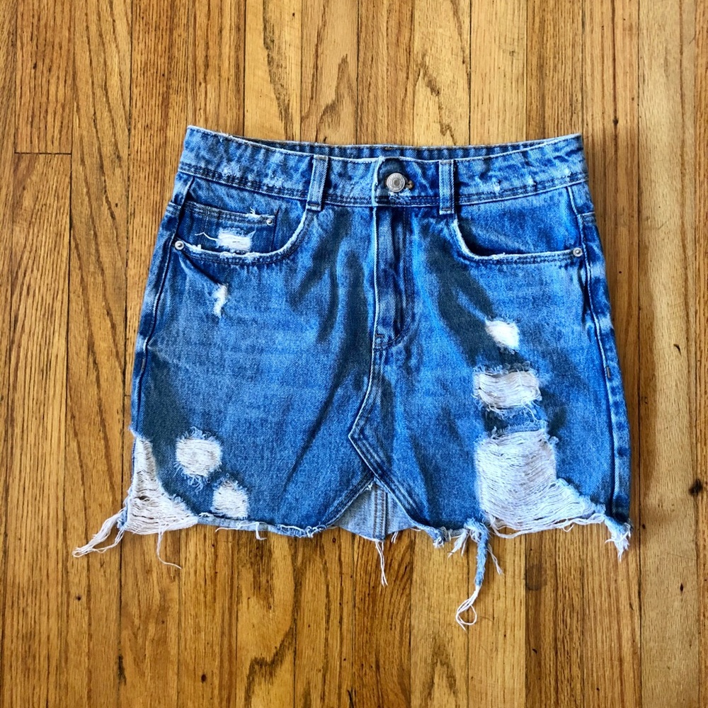 ZARA DENIM SKIRT